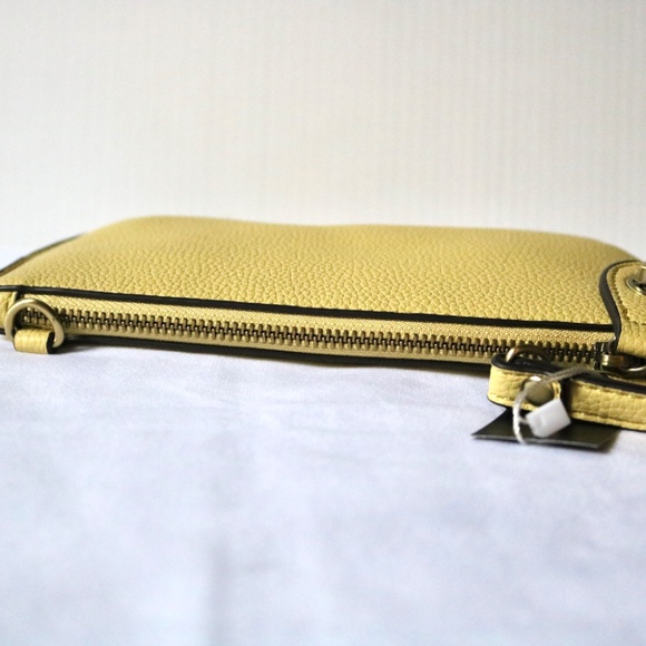 NWT Joy Susan MIni Crossbody Wristlet Clutch Yellow Spring - Picture 4 of 11